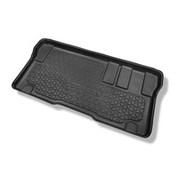 Alfombra para maletero adecuada para Citroen SpaceTourer Furgoneta (01.2016-....) - Protector maletero - Alfombrilla maletero antideslizante - para detrás de la 3a fila de asientos; larga distancia entre ejes