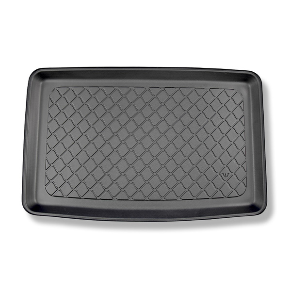 Alfombra para maletero adecuada para Mercedes-Benz Classe B W246 Sports Tourer (10.2011-12.2018) - Protector maletero - Alfombrilla maletero antideslizante - parte inferior del maletero; con variobox; longitud del revestimiento 68 cm