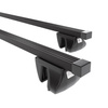 Portaequipajes de techo adecuadas para Nissan Terrano R20 mk II SUV (1993-2006) - baca negra para coche - barras para techo de coche - railing - acero