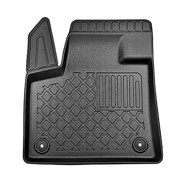 Conjunto de alfombrilla para maletero y alfombrillas para el interior del coche TPE para: Peugeot 3008 SUV (11.2016-11.2023) - maletero superior (borde de carga del maletero igualado); suelo móvil en la posición superior; no para la versión híbrida; sin H