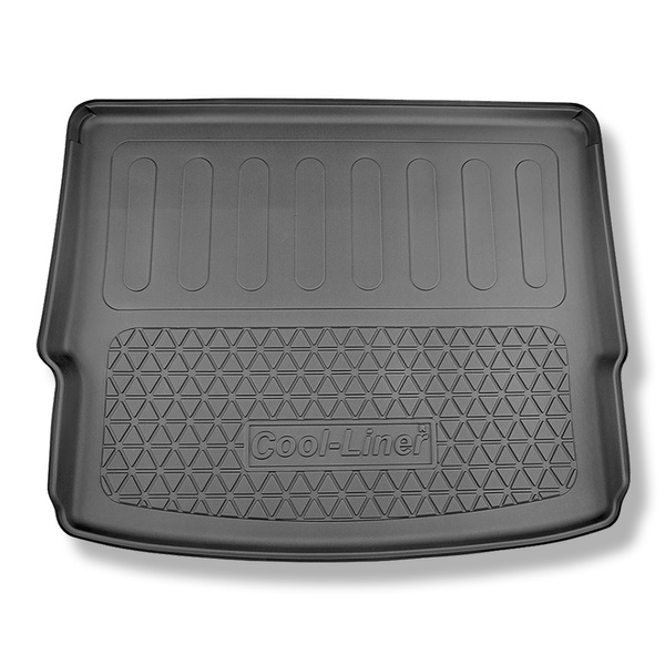 Alfombra para maletero adecuada para Nissan X-Trail IV (T33) e-Power SUV (09.2022-....) - Protector maletero - Alfombrilla maletero antideslizante - 5 plazas; parte superior del maletero (con base móvil)