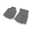 Alfombrillas de Velour adecuadas para Nissan 370Z Coupé, Roadster (2008-2020) - alfombras para coche - Premium color gris