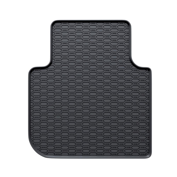 Alfombrillas de goma adecuadas para Volkswagen Tiguan Allspace SUV (2017-....) - alfombras para coche - negro - 4 unidades