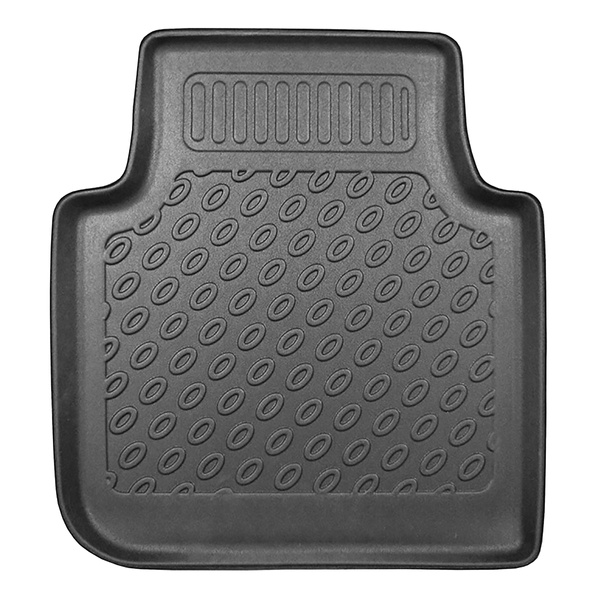 Conjunto de alfombrilla para maletero y alfombrillas para el interior del coche TPE PREMIUM para: Skoda Kodiaq SUV (03.2017-10.2023) - 7 plazas; 3a fila abatible