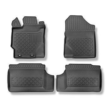 Alfombrillas de TPE adecuadas para Toyota Yaris III Hatchback (09.2011-08.2020) 