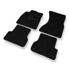 Alfombrillas de Velour adecuadas para Audi A6 IV C7 Avant, Sedan (2011-2018) - alfombras para coche - Premium color negro