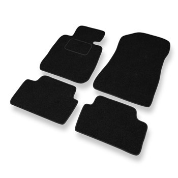 Alfombrillas de fieltro adecuadas para BMW 1 E81/E87 (2004-2013) - alfombras para coche - color negro