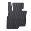 Alfombrillas de goma adecuadas para Mazda 6 III Familiar (2012-....) - alfombras para coche - negro - 4 unidades