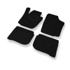 Alfombrillas de fieltro adecuadas para Skoda Rapid II Liftback, Spaceback (2012-2019) - alfombras para coche - color negro