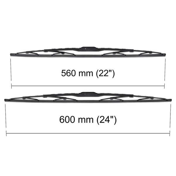 Escobillas limpiaparabrisas para la luna delantera para BMW X5 E53 SAV (03.1999-10.2006) - escobillas estándar