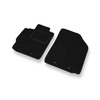 Alfombrillas de fieltro adecuadas para Toyota Yaris II Hatchback, Berlina (2005-2010) - alfombras para coche - color negro