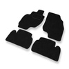 Alfombrillas de fieltro adecuadas para Hyundai Coupe II (1999-2002) - alfombras para coche - color negro