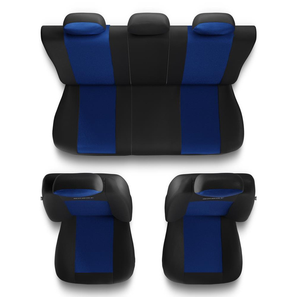 Fundas universales para asientos de coche para Citroen C4 Aircross (2012-2014) - S-BL