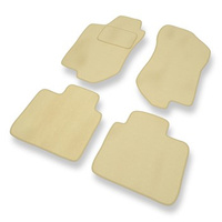 Alfombrillas de Velour adecuadas para Alfa Romeo 145 I (1994-2000) - alfombras para coche - Premium color beige