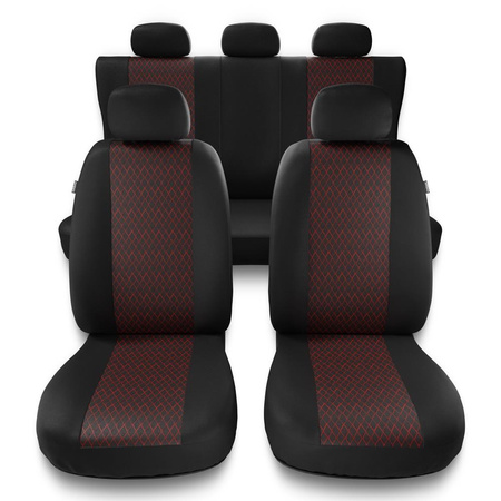 Fundas universales para asientos de coche para Chevrolet Spark I, II (2005-2019) - PF-RD