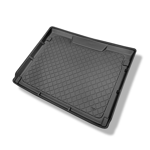 Conjunto de alfombrilla para maletero y alfombrillas para el interior del coche TPE para: Renault Kangoo II Furgonetaeta (01.2008-04.2021) - 5 plazas; distancia entre ejes 2.697 mm; sin tercera fila