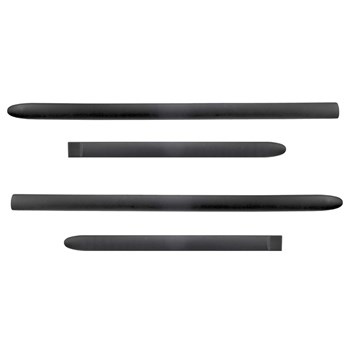 Protectores laterales negros para el coche Honda Civic Hatchback (5 puertas) - (2001-2006)