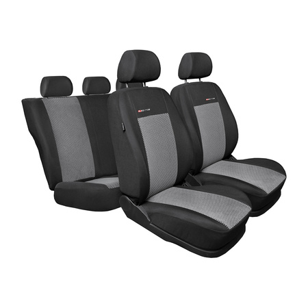 Fundas de asientos hechas a medida para Peugeot Partner II Furgoneta (2008-2019) en dos filas de asientos - E2