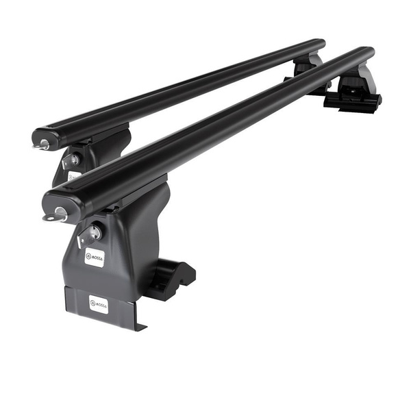 Portaequipajes de techo adecuadas para Mercedes-Benz Classe A W168 Hatchback (2001-2004) - baca negra para coche - barras para techo de coche - sin puntos de montaje - aluminio