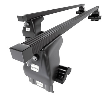 Portaequipajes de techo adecuadas para Hyundai Getz Hatchback (2005-2011) - baca negra para coche - barras para techo de coche - sin puntos de montaje - acero