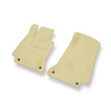 Alfombrillas de Velour adecuadas para Mercedes-Benz Classe C W205 Familiar, Berlina (2013-2021) - alfombras para coche - Premium color beige