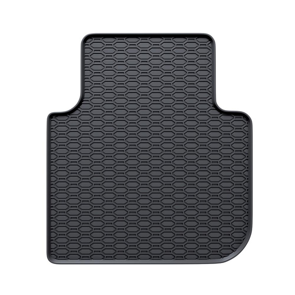 Alfombrillas de goma adecuadas para Volkswagen Tiguan Allspace SUV (2017-....) - alfombras para coche - negro - 4 unidades
