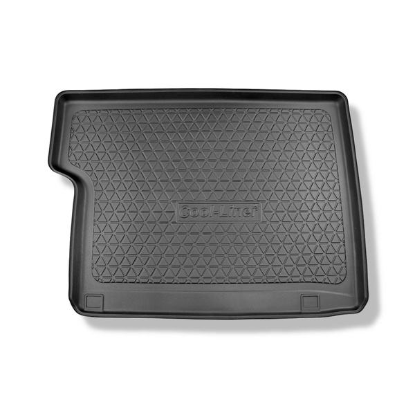 Alfombra para maletero adecuada para Ford Tourneo Custom Furgonetaeta (02.2018-06.2023) - Protector maletero - Alfombrilla maletero antideslizante - distancia entre ejes larga; para detrás de la 3a fila de asientos