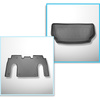 Conjunto de alfombrilla para maletero y alfombrillas para el interior del coche TPE para: Tesla Model X SUV (01.2021-....)