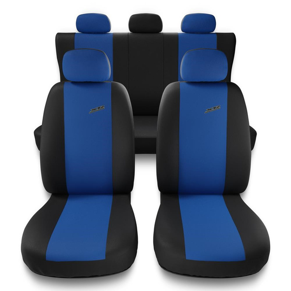 Fundas universales para asientos de coche para Dacia Duster I, II, III (2010-....) - X.R-BL
