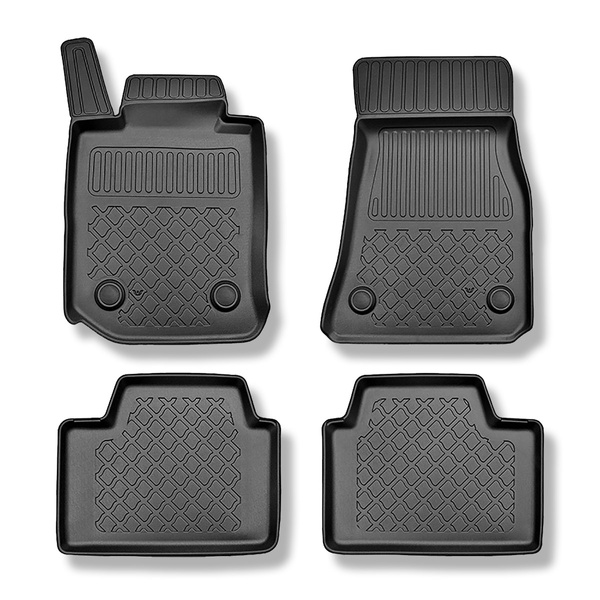 Alfombrillas de TPE adecuadas para BMW 3 G20, G21, G80 Touring, Berlina (03.2019-....) - también con tracción híbrida - alfombras para coche