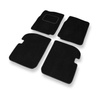 Alfombrillas de Velour adecuadas para Suzuki Vitara I Cabrio, SUV (1988-1997) - alfombras para coche - Premium color negro