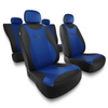 Fundas universales para asientos de coche para Nissan Pixo (2008-2013) - TR-BL