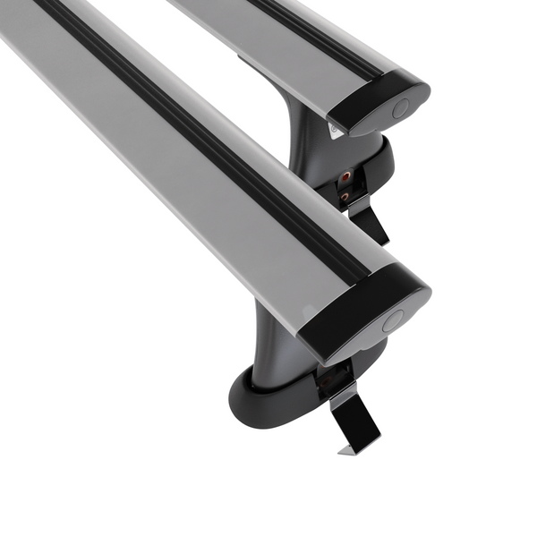 Portaequipajes de techo adecuadas para Skoda Octavia IV Liftback (2019-....) - baca plata para coche - barras para techo de coche - sin puntos de montaje - aluminio