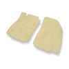 Alfombrillas de Velour adecuadas para Opel Mokka SUV (2012-2019) - alfombras para coche - Premium color beige