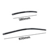 Escobillas limpiaparabrisas para la luna delantera para Fiat Punto III Hatchback (01.2012-2018) - escobillas plana