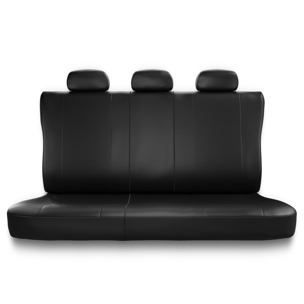 Fundas universales para asientos de coche para Seat Ibiza I, II, III, IV, V  (1984-2019) - XL-B negro