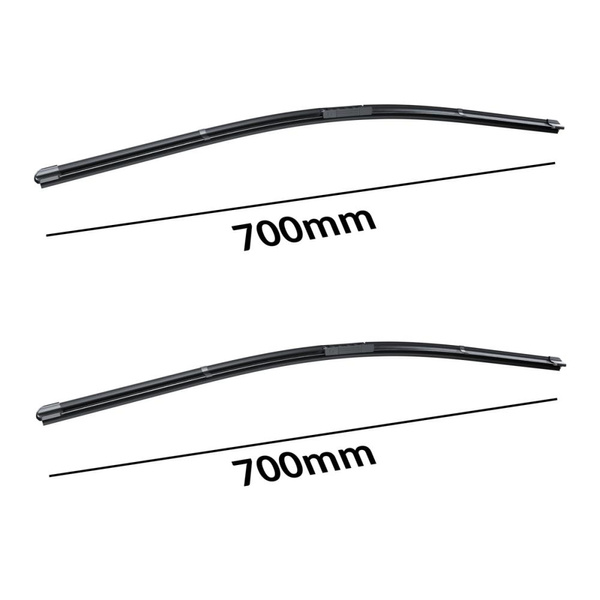 Escobillas limpiaparabrisas para la luna delantera para Volkswagen Touran I Monovolumen (02.2003-05.2010) desplazamiento opuesto - escobillas plana