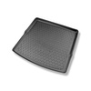 Alfombra para maletero adecuada para Volkswagen Tiguan Allspace SUV (11.2017-....) - Protector maletero - Alfombrilla maletero antideslizante - 5 plazas; para el maletero superior; modelos con el piso móvil del maletero / 7 plazas; 3a fila abatible