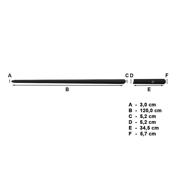 Protectores laterales negros para el coche Volvo C30 Hatchback (2006-2012)