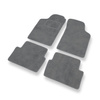 Alfombrillas de Velour adecuadas para Renault Laguna I Sport Tourer, Hatchback (1993-2000) - alfombras para coche - Premium color gris
