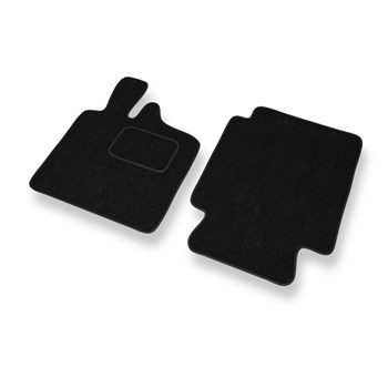 Alfombrillas de fieltro adecuadas para Smart ForTwo I (1998-2007) - alfombras para coche - color negro