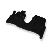 Alfombrillas de Velour adecuadas para Citroen C8 (2002-2014) - alfombras para coche - Premium color negro