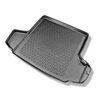 Conjunto de alfombrilla para maletero y alfombrillas para el interior del coche TPE para: Skoda Octavia III 5E Crossover (05.2013-05.2020) - maletero superior (borde de carga del maletero igualado); con cavidades derecha e izquierda (extraíbles)