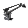 Portaequipajes de techo adecuadas para Volkswagen Caravelle T6 Furgoneta (2015-2021) - baca negra para coche - barras para techo de coche - perfil en T - acero