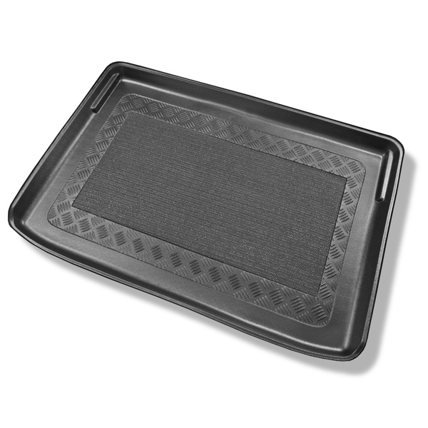 Alfombra para maletero adecuada para Citroen C3 Aircross II SUV (11.2017-2024) - Protector maletero - Alfombrilla maletero antideslizante - parte superior del maletero; modelos con base móvil del maletero (Flex Floor)