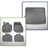 Conjunto de alfombrilla para maletero y alfombrillas para el interior del coche TPE para: BMW iX1 U11 SUV (11.2022-....)