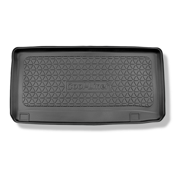 Alfombra para maletero adecuada para Ford Tourneo Custom Furgonetaeta (02.2018-06.2023) - Protector maletero - Alfombrilla maletero antideslizante - distancia entre ejes corta; para detrás de la 3a fila de asientos