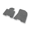 Alfombrillas de Velour adecuadas para Hyundai Tucson III SUV (2015-2020) - alfombras para coche - Premium color gris