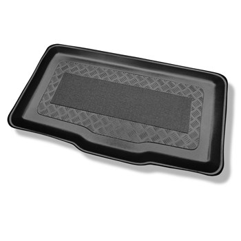 Alfombra para maletero adecuada para Fiat Panda III Hatchback (03.2012-....) - Protector maletero - Alfombrilla maletero antideslizante - parte inferior del maletero