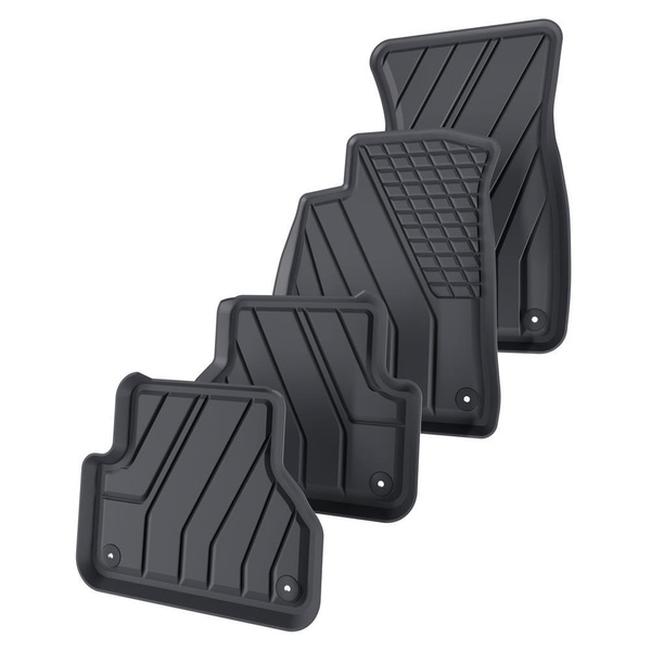 Alfombrillas de TPE adecuadas para Audi A4 B9 Avant, Sedan (2015-2024) - alfombras para coche